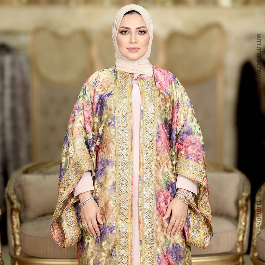 قفطان بحريني تُل - DPKE001