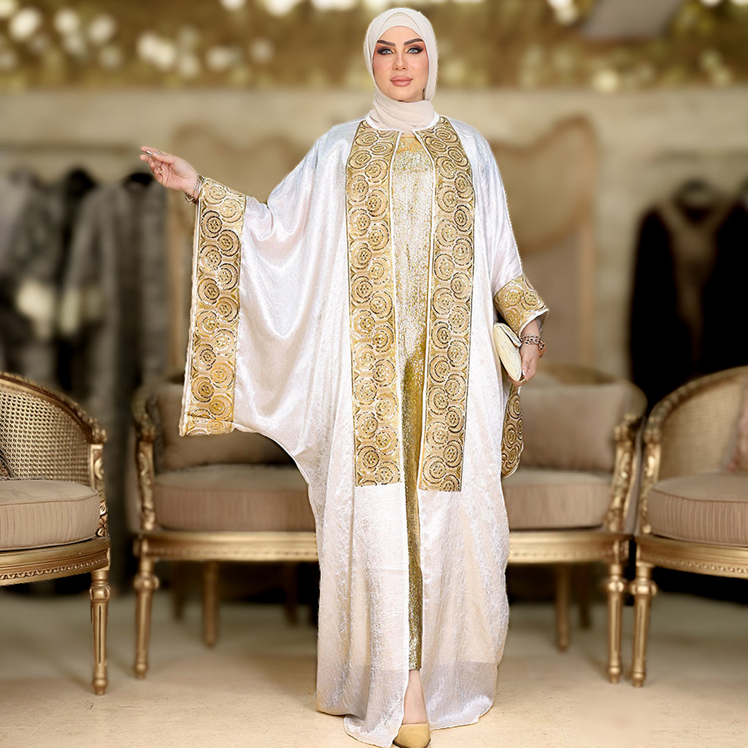 طقم قفطان بحريني سواريه - DPKJ001