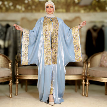 طقم قفطان بحريني سواريه - DPKj002