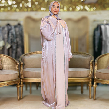 توينز عباية إماراتي أورجانزا - DPTA001