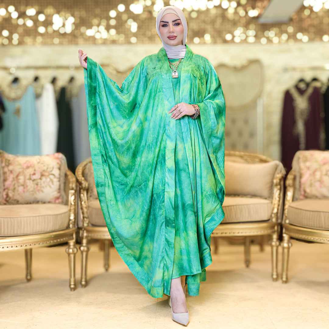 طقم قفطان إماراتي شايني - DPTKA002