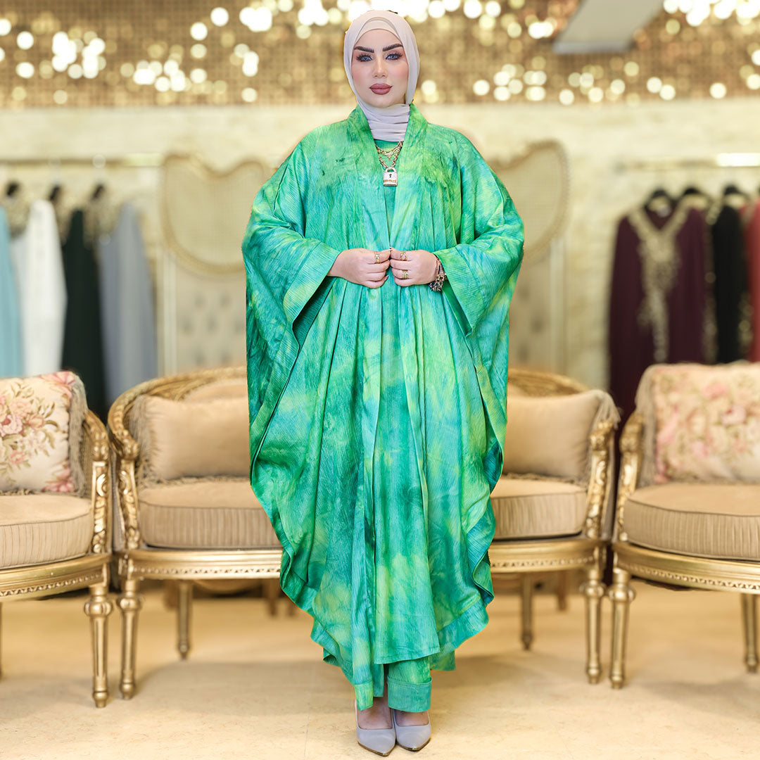 طقم قفطان إماراتي شايني - DPTKA002