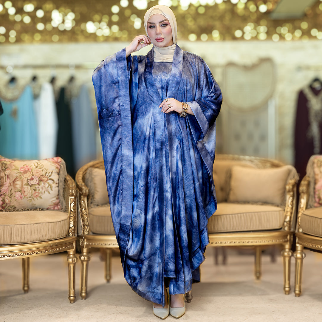 طقم قفطان إماراتي شايني - DPTKA004