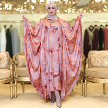 طقم قفطان إماراتي شايني - DPTKA009