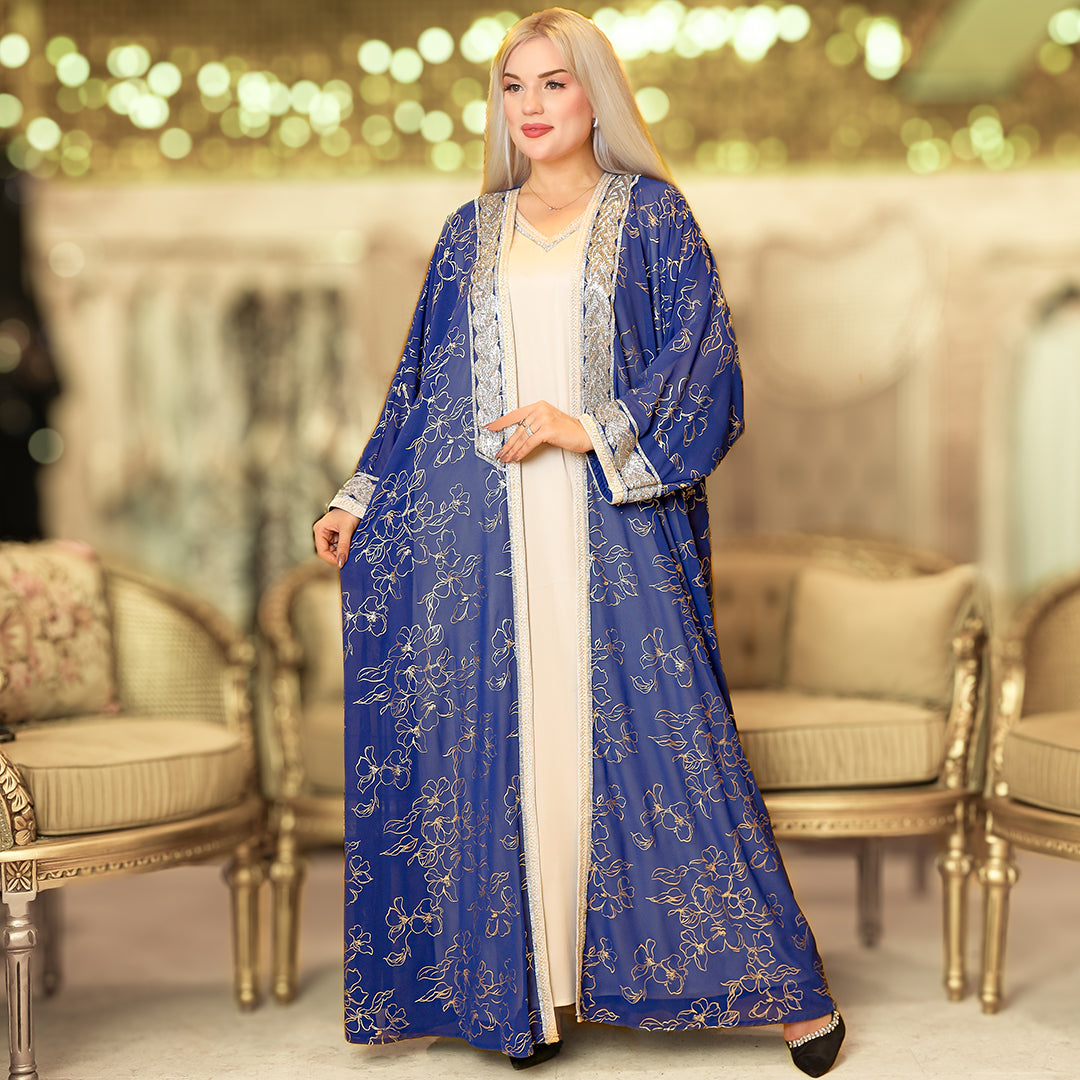 توينز عباية سواريه إماراتي  -  DPTKC002