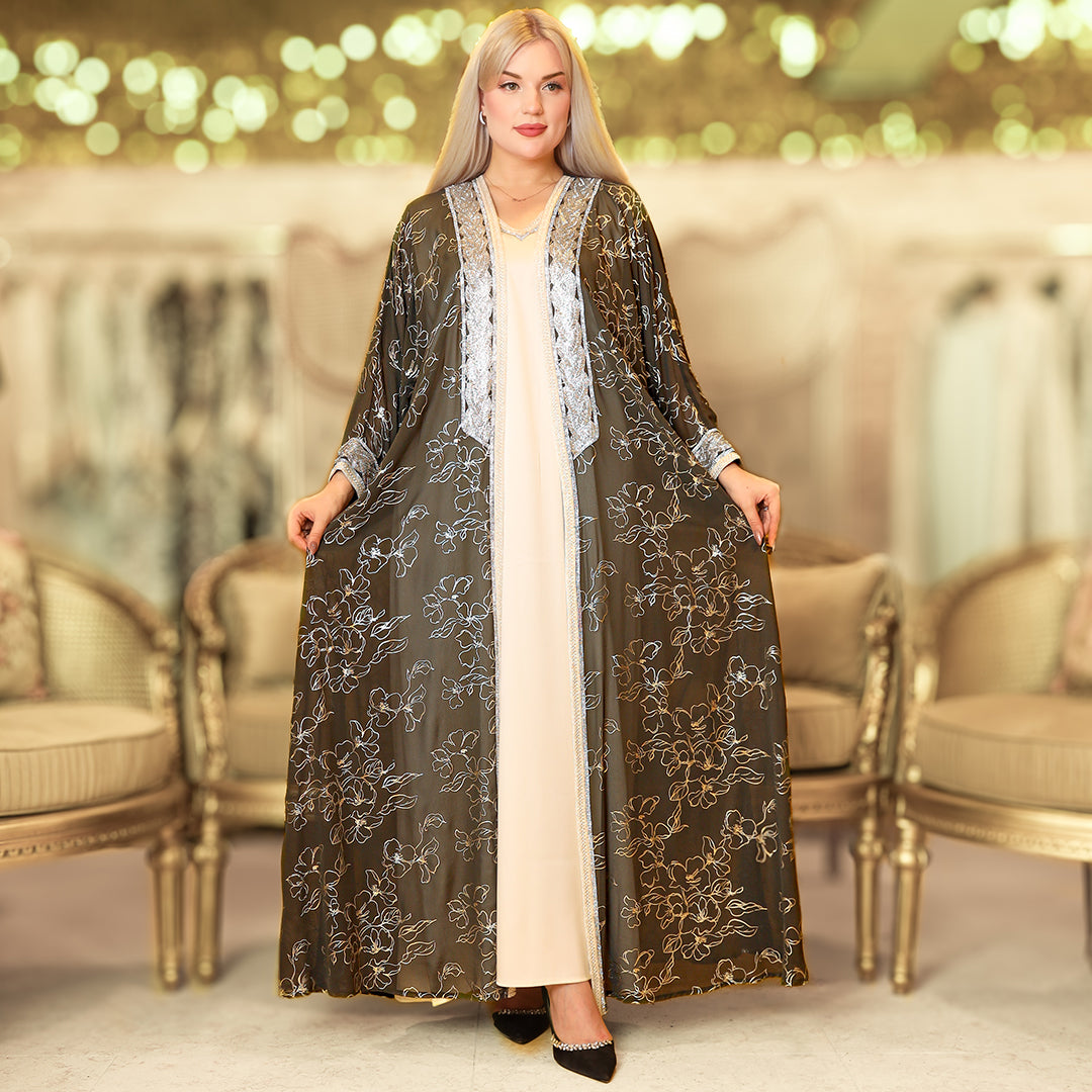 توينز عباية سواريه إماراتي  -  DPTKC003