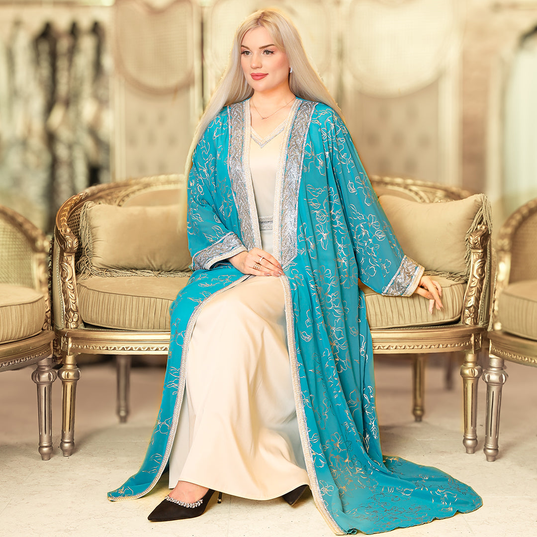 توينز عباية سواريه إماراتي  -  DPTKC005