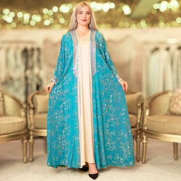 توينز عباية سواريه إماراتي  -  DPTKC005