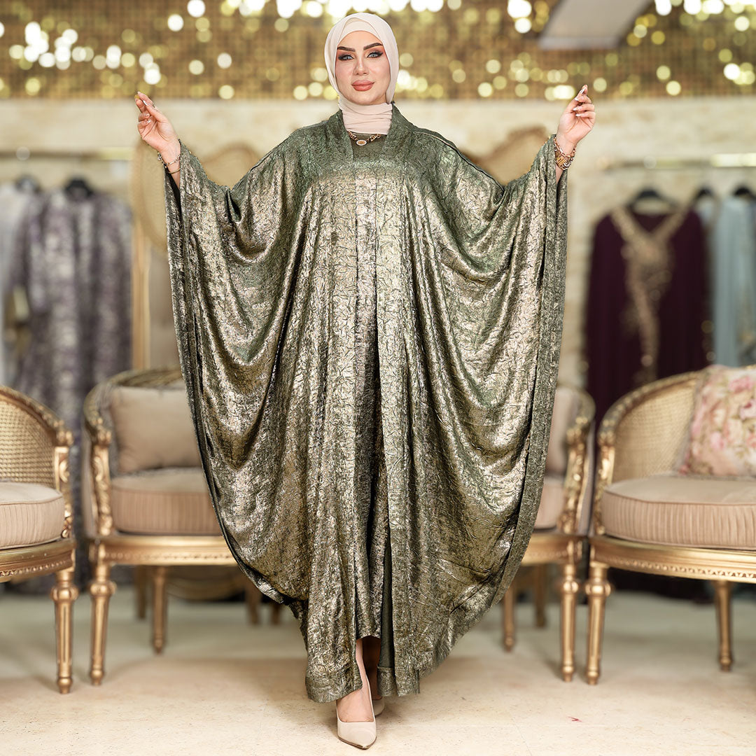 طقم قفطان إماراتي شايني -  DPTKD006