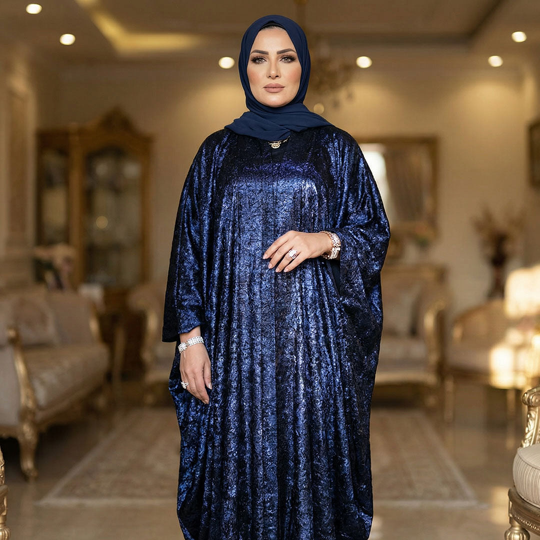 طقم قفطان خليجي شايني -  DPTKD009