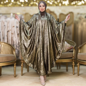 طقم قفطان إماراتي شايني -  DPTKD013