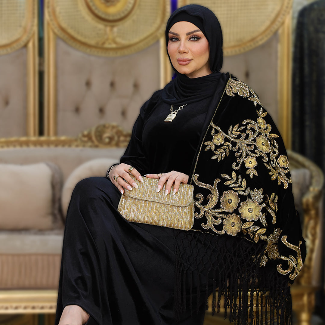 شال تطريز هاند ميد -DSCD262