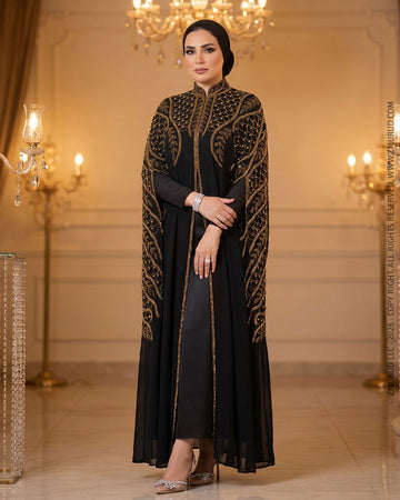 قفطان شيفون تطريز هاند ميد - DSCD597