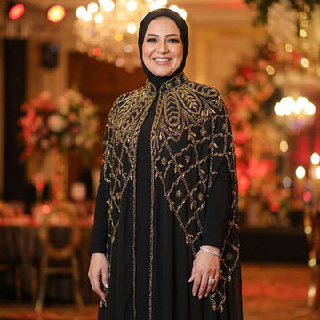 قفطان شيفون تطريز هاند ميد - DSCD613