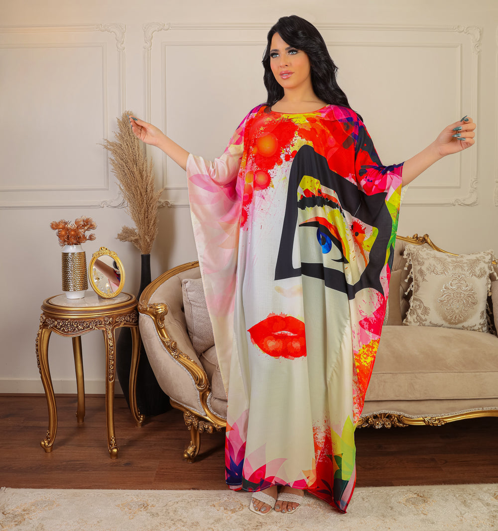 عباية كتان دبي -DXB1202 (Golden Collection)