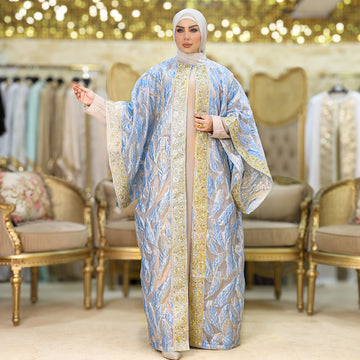 قفطان بحريني بروكار -DPKA002