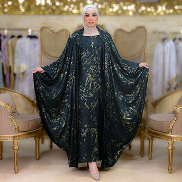 طقم قفطان إماراتي شايني- DPTKA013