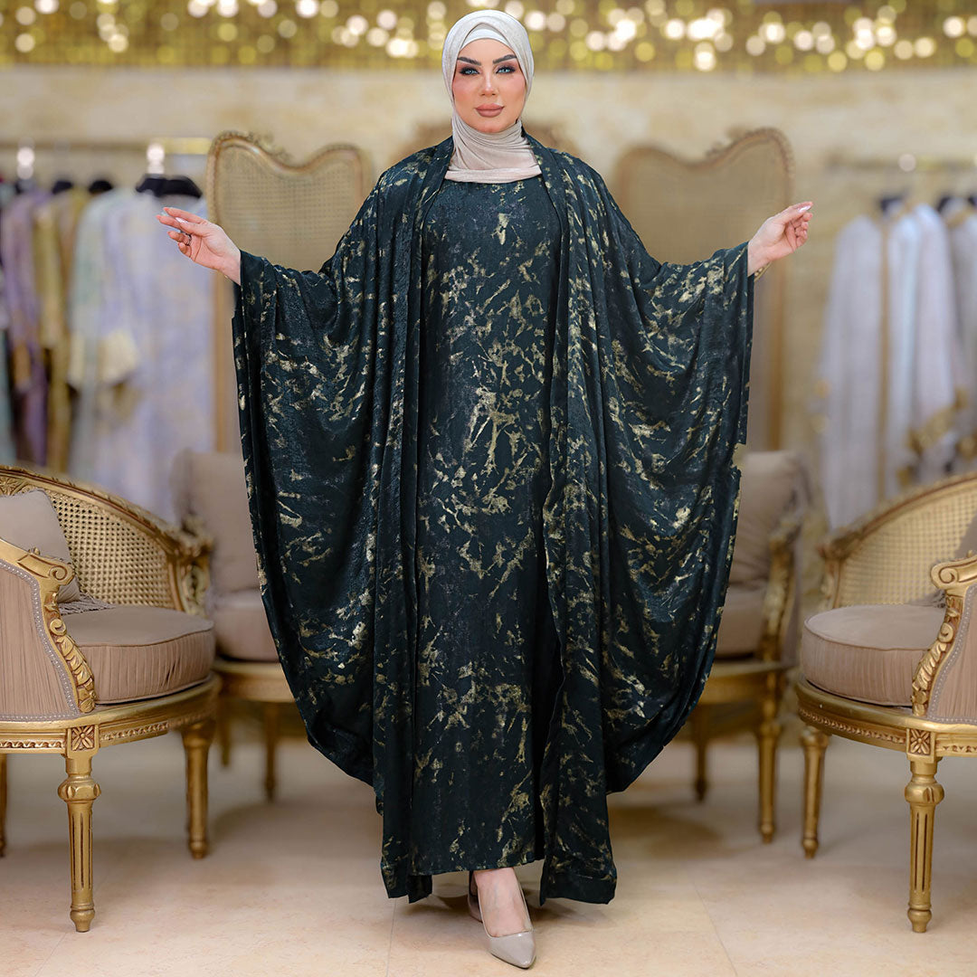 طقم قفطان إماراتي شايني- DPTKA013