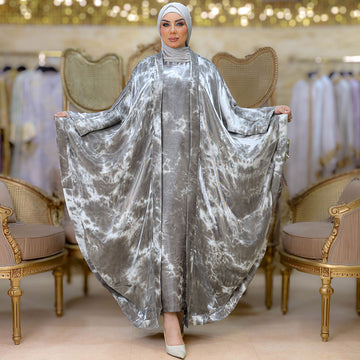 طقم قفطان إماراتي شايني- DPTKA017