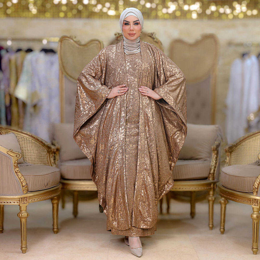 طقم قفطان دبي-DPTKF040