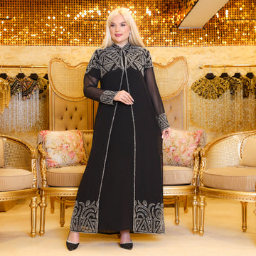 قفطان سواريه تطريز - Dscd350