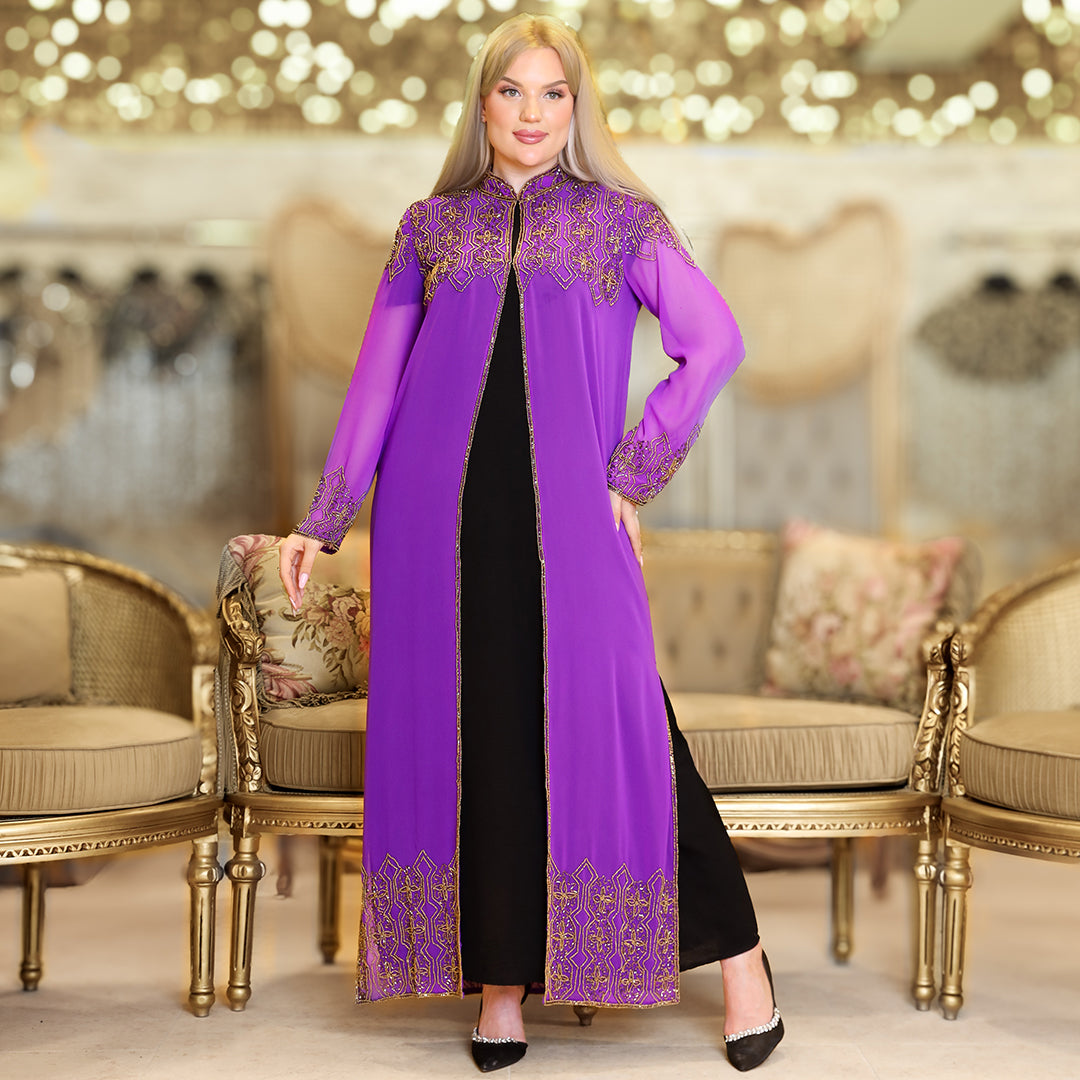 قفطان سواريه تطريز - Dscd355