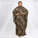 عباية جيرسيه زبدة ليكرا بطرحة-EZT103