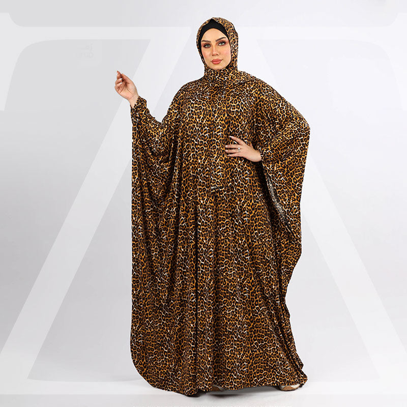 إسدال جيرسيه ليكرا بطرحة-EZT104