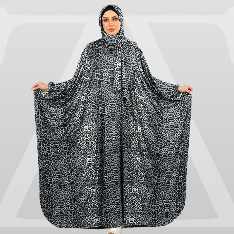 إسدال جيرسيه ليكرا بطرحة-EZT107