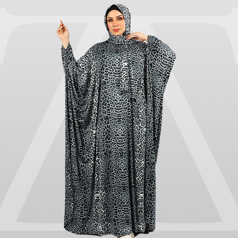 إسدال جيرسيه ليكرا بطرحة-EZT107