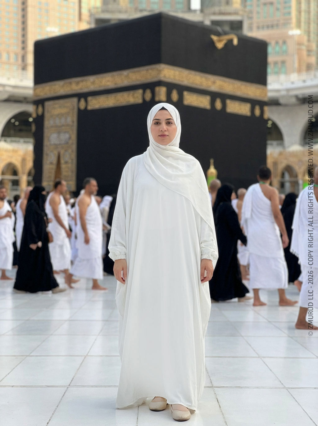 إسدال كريب بطرحة - EZSKS501