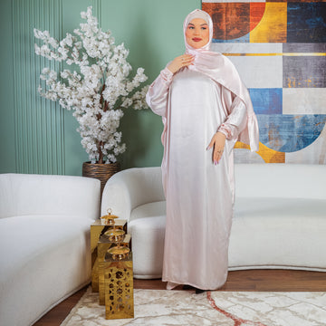 إسدال حرير ستان سادة-EZSTN209