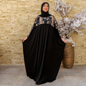 عباية سعودي بطرحة- EZT115