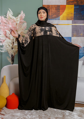 عباية سعودي بطرحة- EZT115