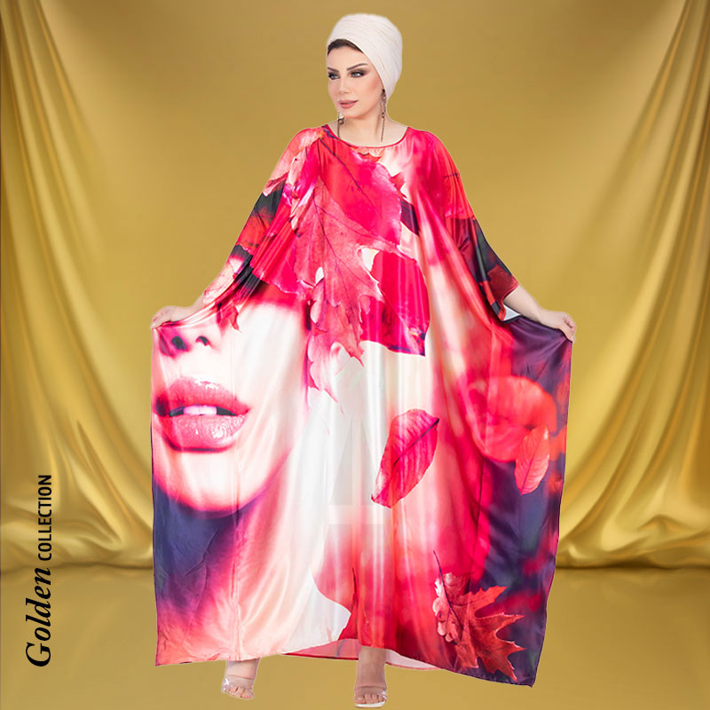عباية حرير ستان دبي -DXB1005 (Golden Collection)