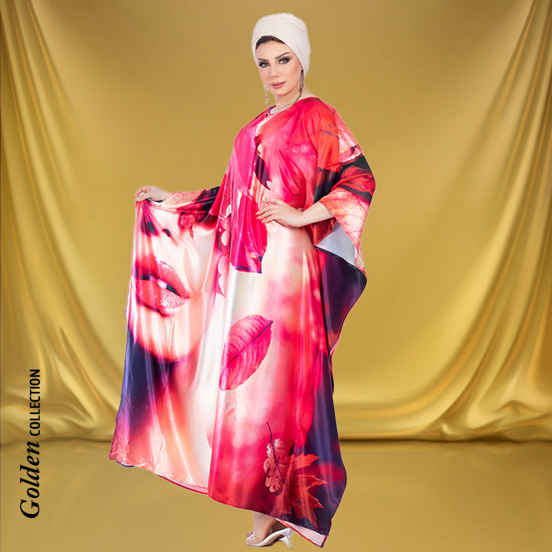 عباية حرير ستان دبي -DXB1005 (Golden Collection)