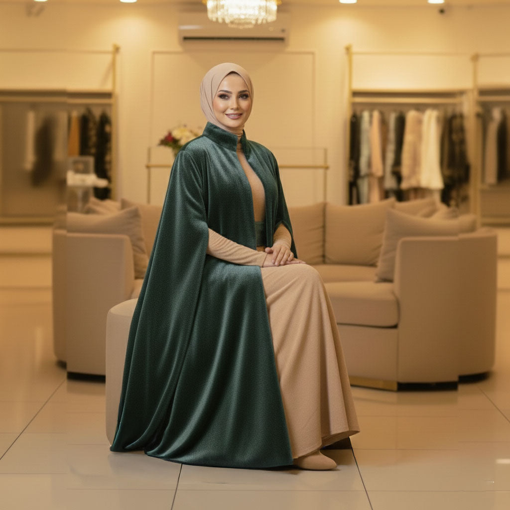 قفطان دبي فرو - DPKFA002