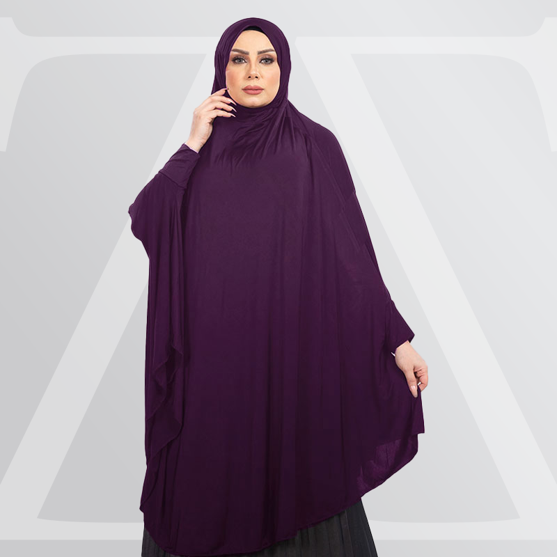 خمار زمرد سادة جيرسيه زبدة - KHM1019