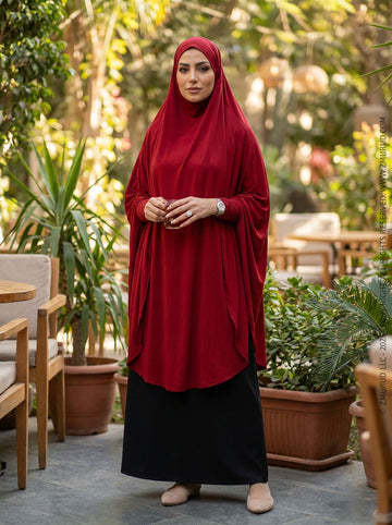 خمار سعودي سادة  - KHM1005