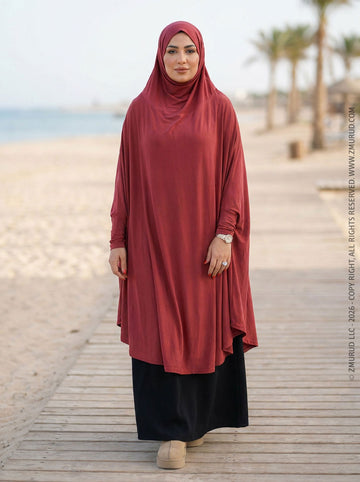 خمار سعودي سادة  - KHM1008