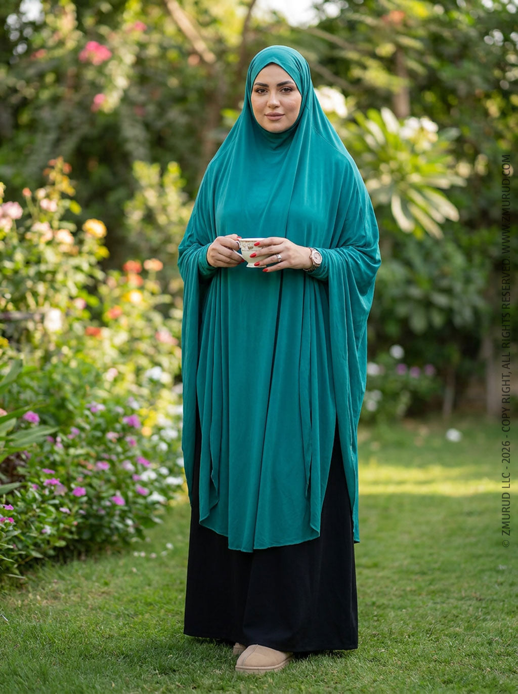خمار سعودي سادة - KHM1009