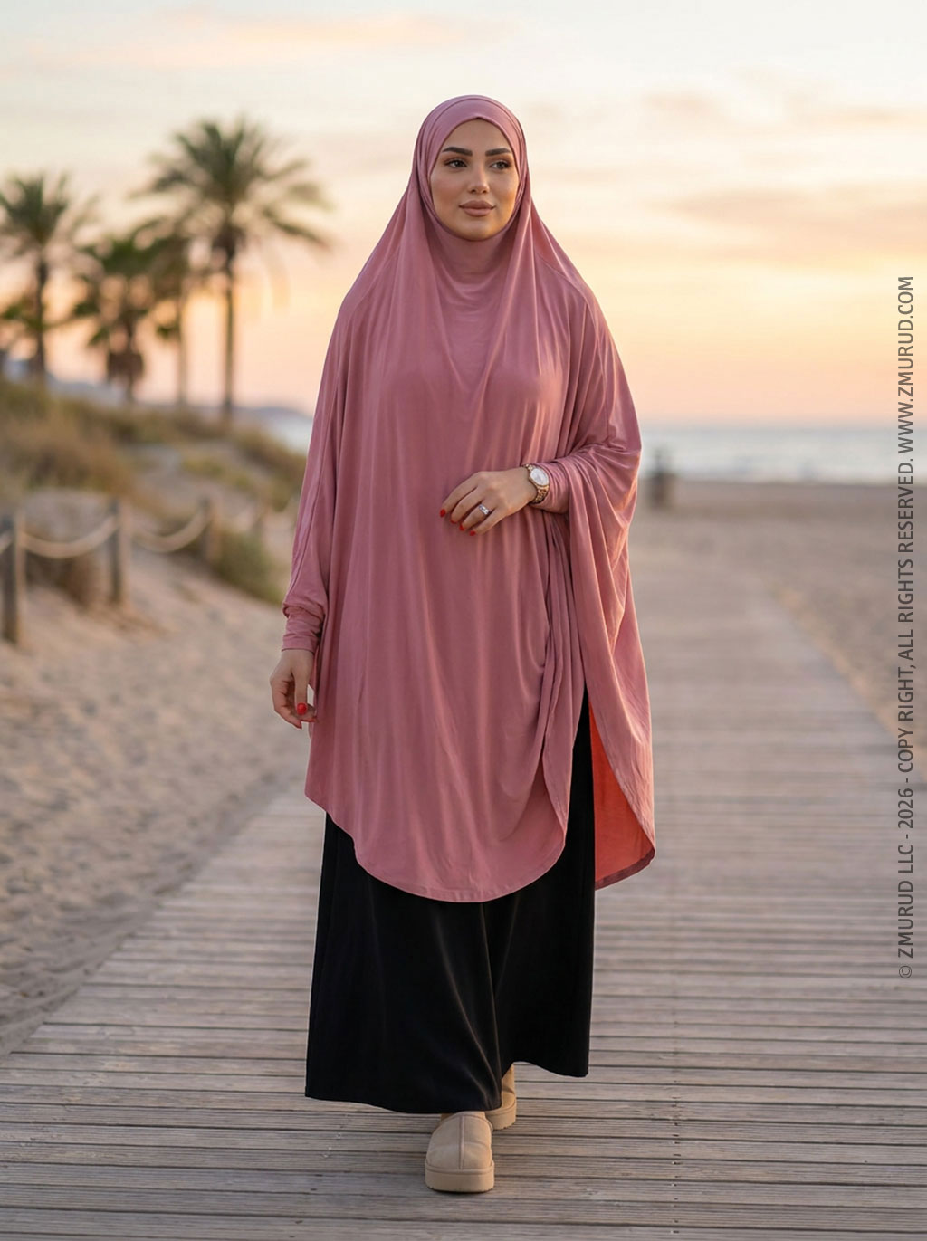 خمار سعودي سادة - KHM1012