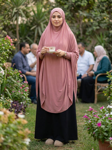 خمار سعودي سادة - KHM1012