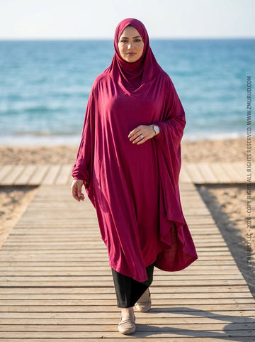 خمار سعودي سادة  - KHM1014