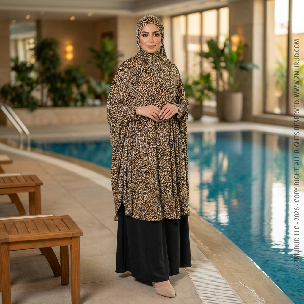 خمار سعودي مشجر  - KHM1510