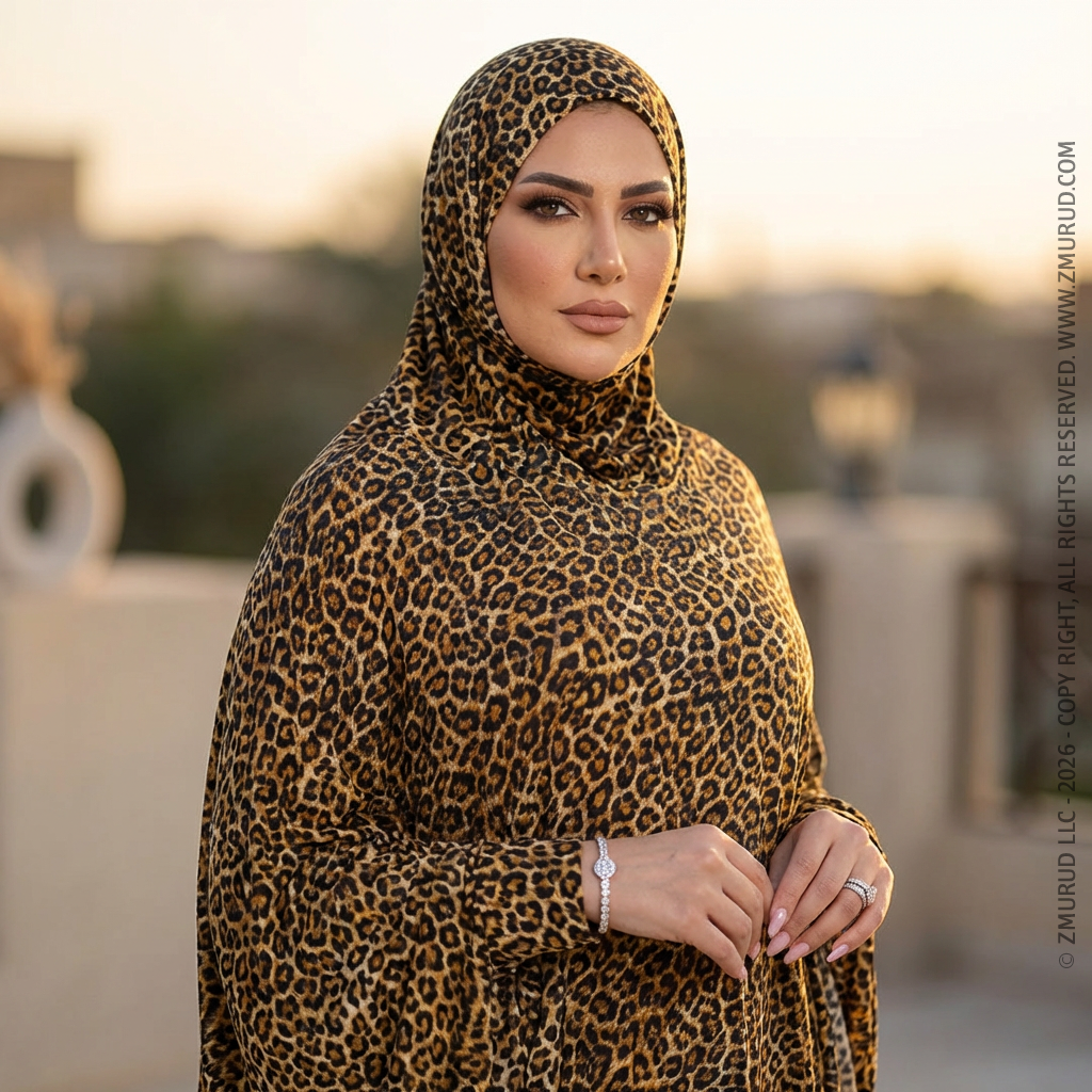 خمار سعودي مشجر - KHM1512