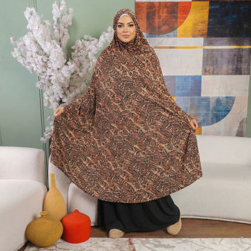 خمار سعودي مشجر - KHM1516