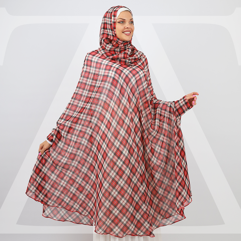 طرحة صلاة شيفون  - KHM552
