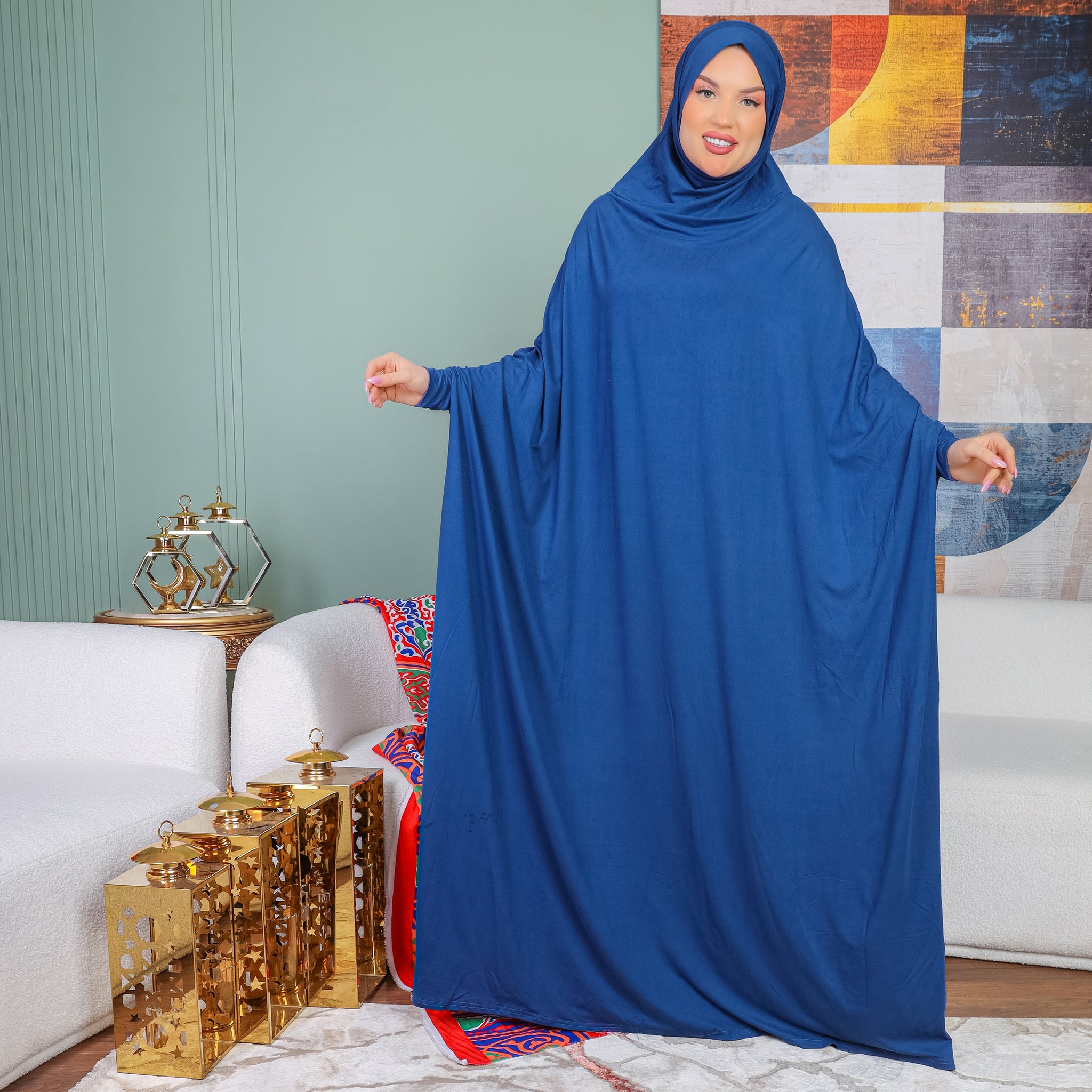 إسدال بحريني سادة  - MLSH1014