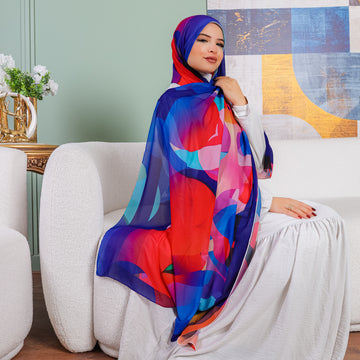 طرحة شيفون ديجيتال ٢متر- SC8044